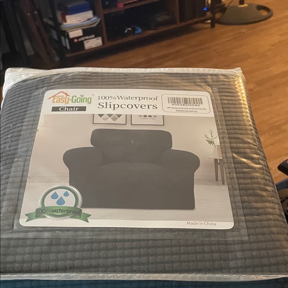 Grey Waterproof Slipcover - Picture 1 of 3